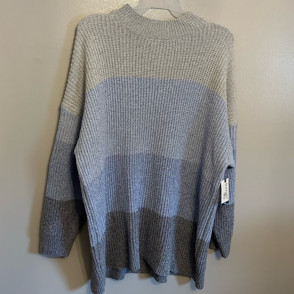 New With Tags Plus Size Terra&Sky Multi Color Knit Sweater Women’s Size 4X